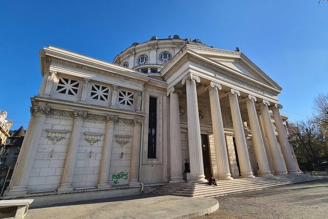 5h Bucharest City Tour by Car/Minivan – Small Group max 7 people - Triumph Arch, Opera, and the Romanian Athenaeum: culture stops with different costs