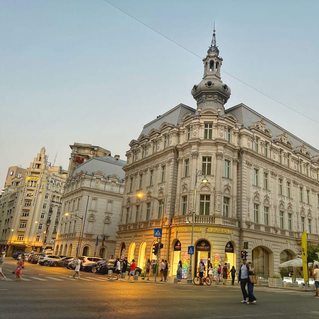 A Tale of Bucharest Calea Victoriei Walking Tour - National Museum of Art of Romania pass-by: connecting culture and control