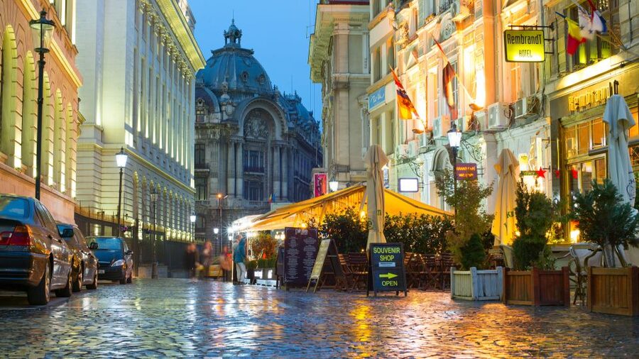 Bucharest: 4-Hour Walking Food Tour in the Old Town - Walking Between History Anchors: Manuc’s Inn, Princely Court, Lipscani Street, and Romulus and Remus