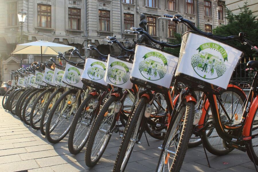 Bucharest Bike Rentals - Bike choices: regular bike, electric bike, or scooter