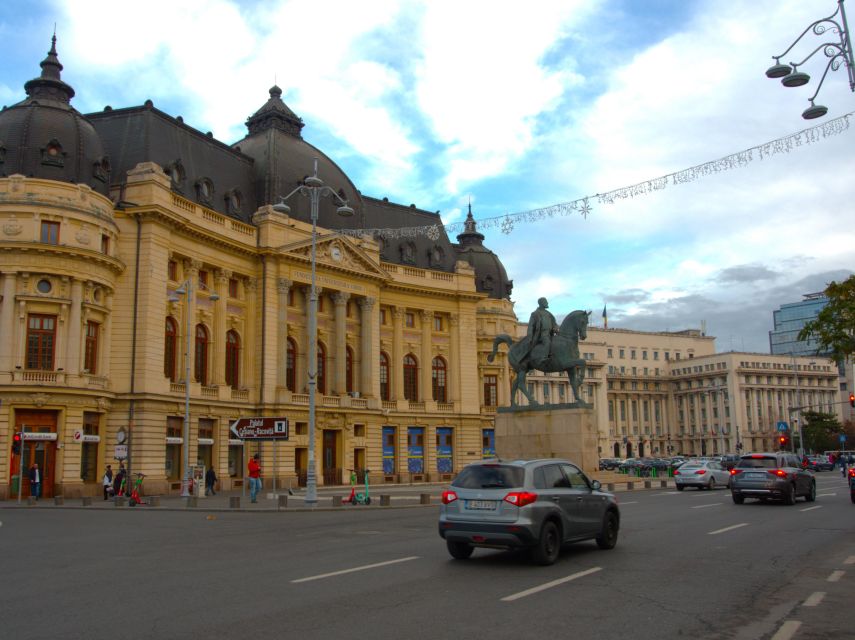 Bucharest by car - full day 'stop and visit' experience - Central boulevards and squares that show Bucharest’s planning style