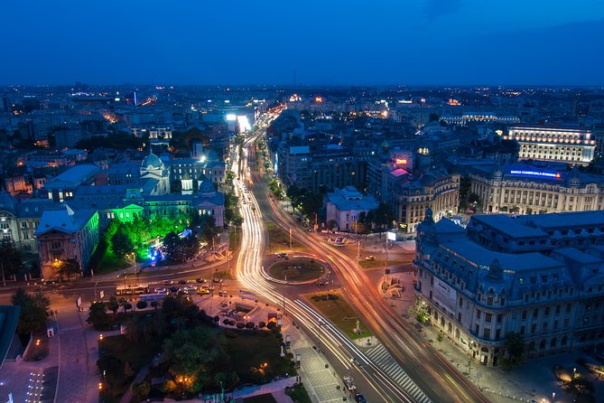 Bucharest City Tour by Night - Palace of Parliament After Dark: Big Scale, Limited Time, Dimmer Lights