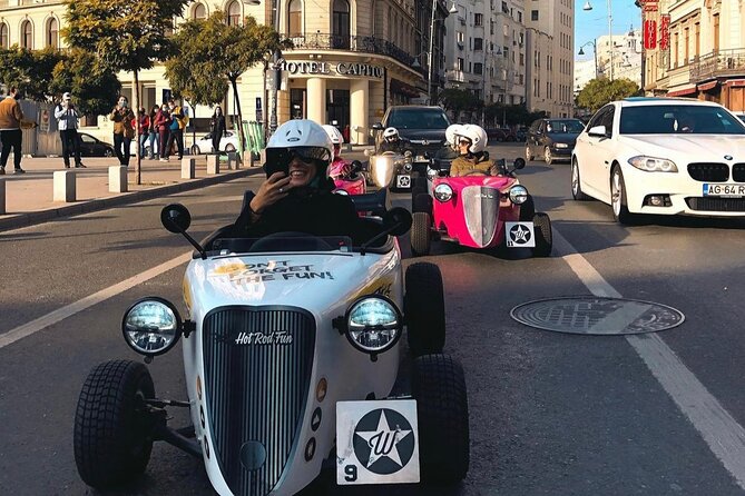 Bucharest: CityTour in one of a kind mini hot rod - Coffee or Tea Included, plus Timing for Morning or Evening