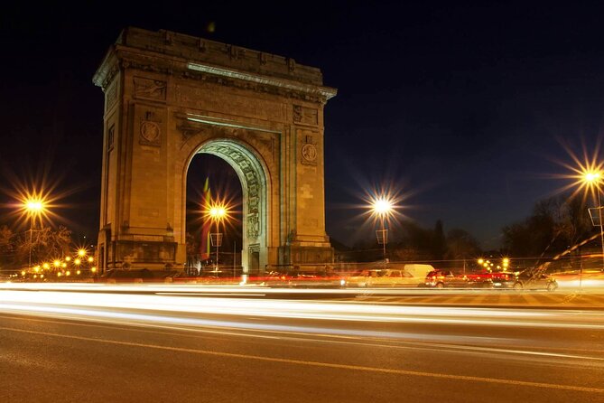 Bucharest Evening Tour and Traditional Dinner - 3 hours - University Square and the big central landmarks you will remember