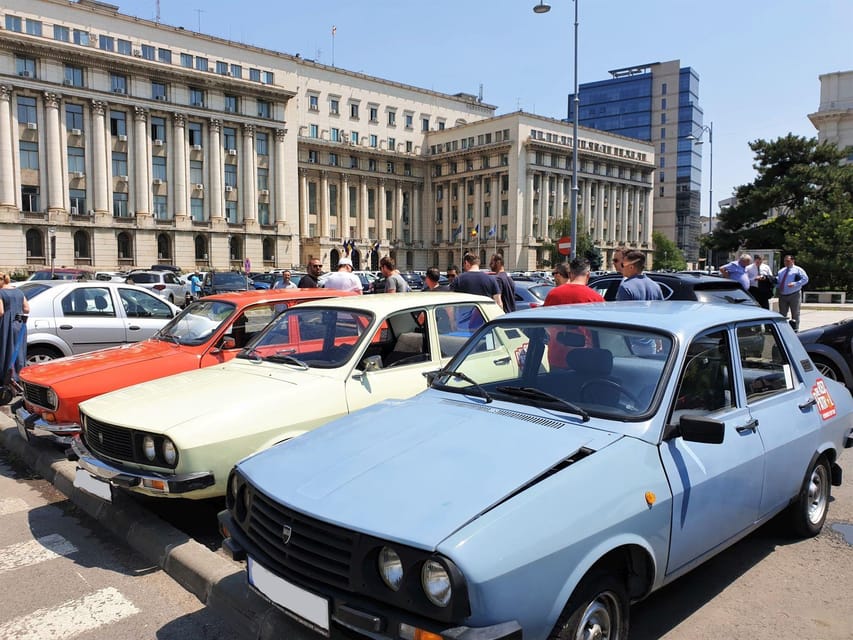 Bucharest: Private Communist Tour in a Romanian Vintage Car - Revolution Square and the landmarks you can photograph fast