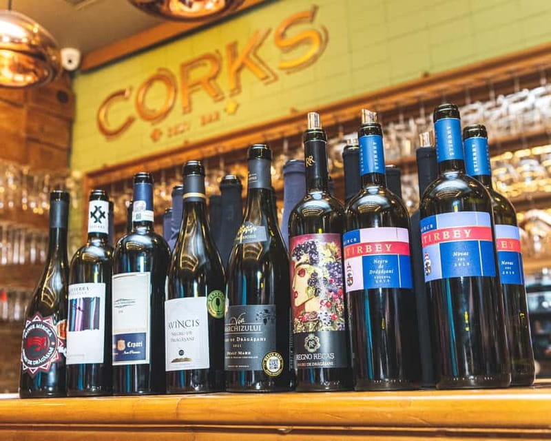 Bucharest: Romanian Wine Tasting Experience at Corks - What you get for $34: five wines plus a good guide and snacks