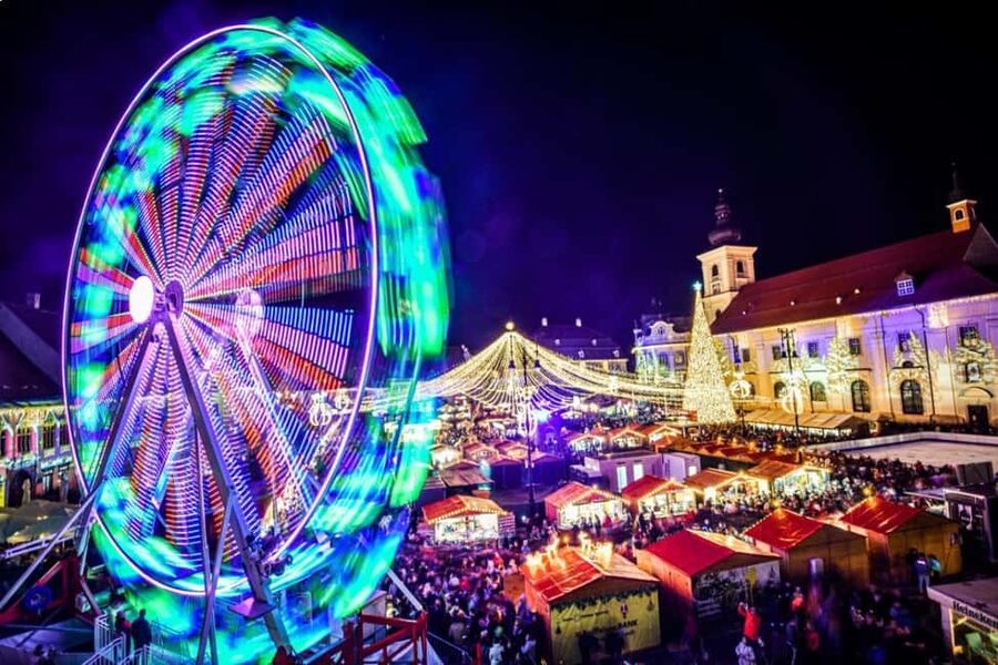 Bucharest: Sibiu Christmas Market Day Trip with Transfers - Medieval Sibiu beyond the market: Evangelical Cathedral and more
