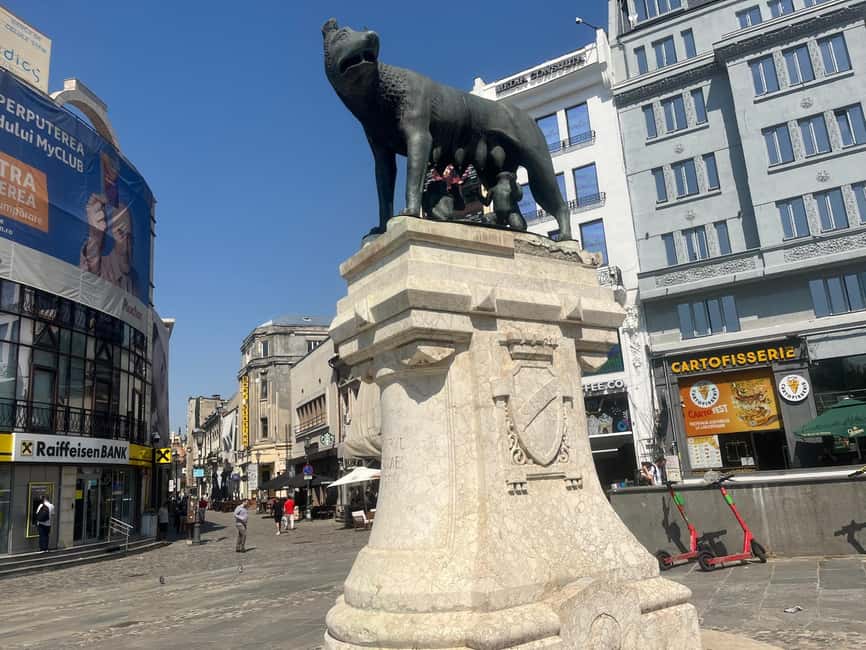 Bucharest: Walking tour with Italian speaking guide for small groups - Lipscani Old Town: Stavropoleos Monastery and Manuc’s Inn