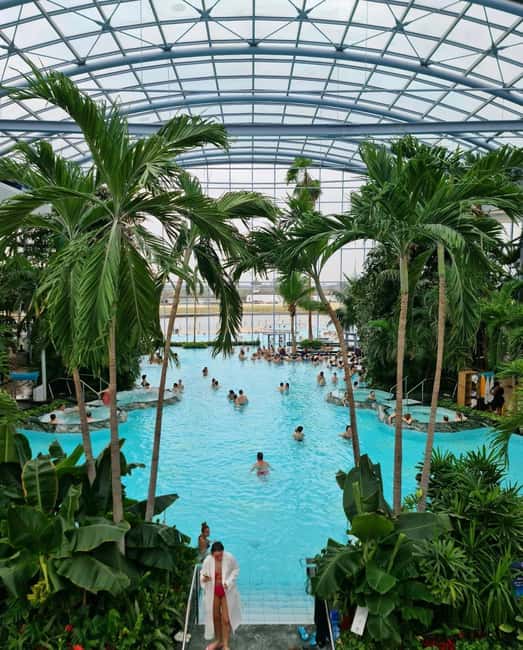 Bucuresti: Bucuresti Therme Transfer and Full-Day Access - The Palm area: the calmer counterbalance for slow soaking