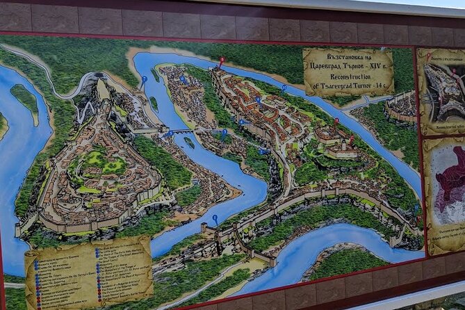Bulgaria - Ivanovo Rock-Hewn, Hiking at Hotnitsa & Veliko Tarnovo - Tsarevets Fortress: Royal walls, throne-room ruins, and murals