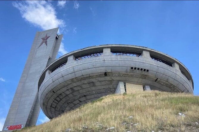 Buzludzha Monument and Tsarevets Fortress in Bulgaria Private - Buzludzha Monument: The 1981 Communist Ruin You See From the Outside
