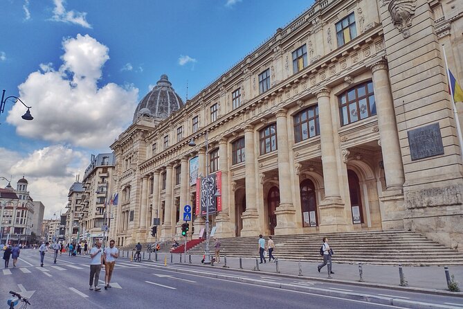 Footprints of Bucharest: History, Communism & Urban Tales - Biblioteca Centrală Universitară and Carol I’s Statue