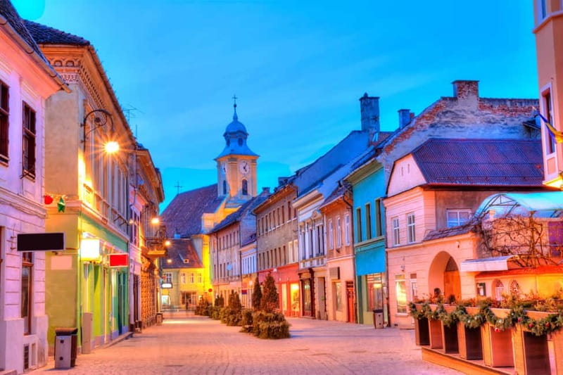 From Bucharest: Peles Castle, Brasov & Bran Castle Day Trip - Brasov Old Town: a guided walk that saves you guesswork