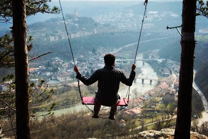 Hike Bulgaria Love Swing, Veliko Tarnovo and Tarevet Fortress - Tsarevets Fortress, medieval power plus that Art Deco church