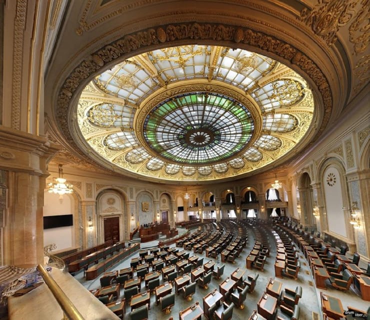 Palace of the Parliament, Village Museum & Ceaușescu Mansion - Palace of the Parliament: ID, opulence, and the biggest rooms in Bucharest