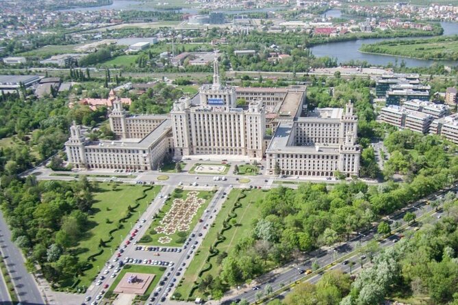 Private Guided Panoramic Tour in Bucharest by Car - The Palace of Parliament: the big interior, with real ID rules