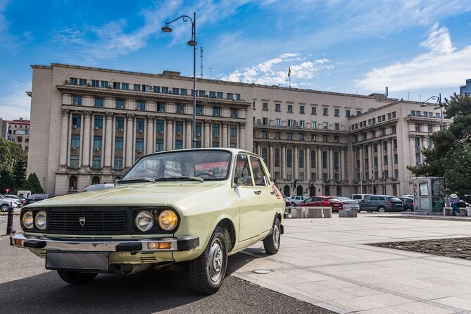 Private - Romanian Vintage Car Driving Tour of Bucharest 120 min - Palace of Parliament at Constitution Square: the 70s and 80s stories