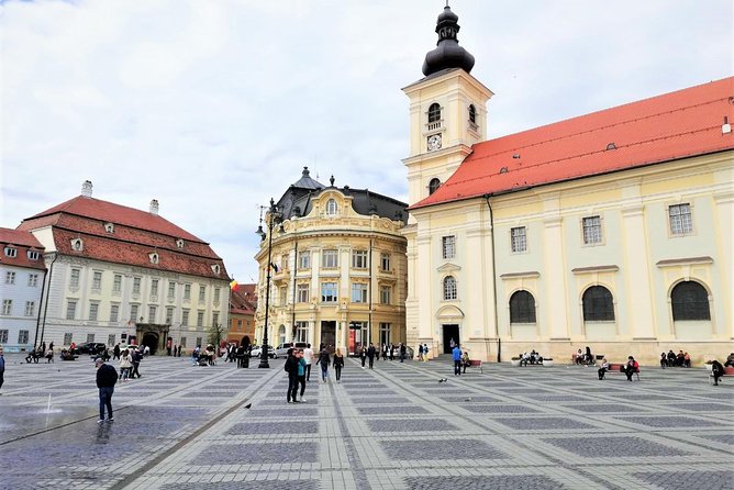 Private tour: Medieval cities of Transylvania, 2 Days from Bucharest - Sighisoara Citadel in the Evening, UNESCO Under Night Lights