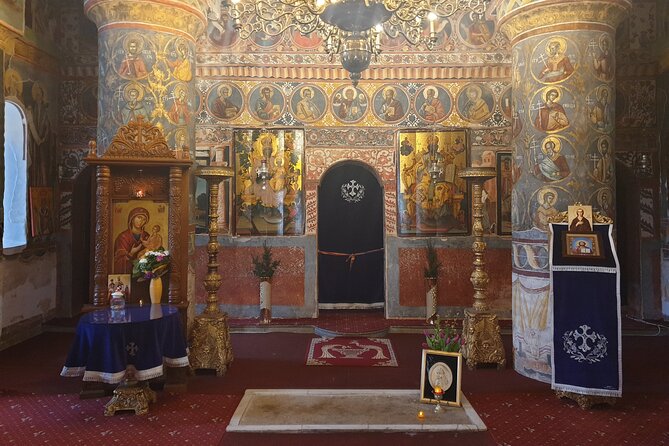 Sacred Monasteries Private Tour: Snagov, Țigănești & Căldărușani - Snagov Monastery on the island: Byzantine style meets Dracula lore