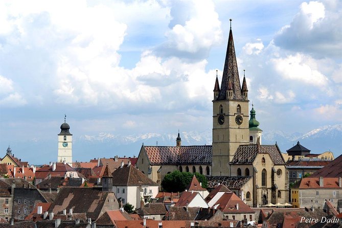 Sibiu City Tour - Private Day Trip from Bucharest - Climbing the Lutheran Cathedral tower, 192 steps for the best angles