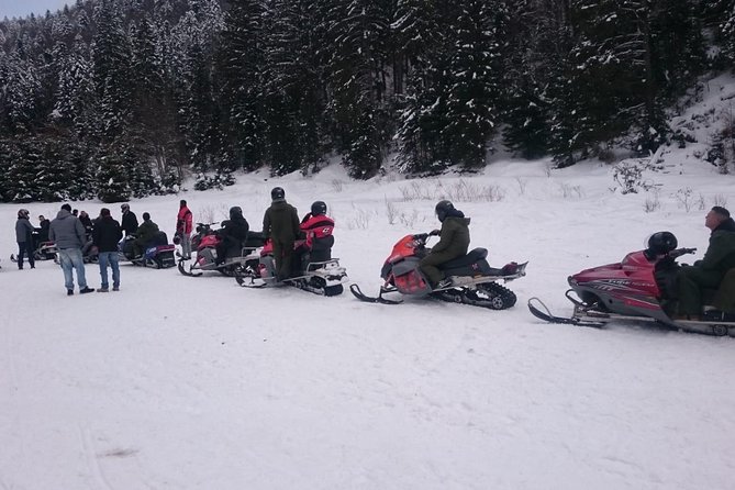 SnowMobiles Tour in Carpathian Mountains - Stop 1: Peles Castle, a classic sight break before the snow action