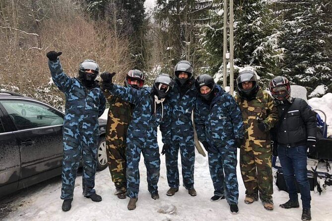SnowMobiles Tour in Carpathian Mountains - The English guide factor, and the Vlad fix
