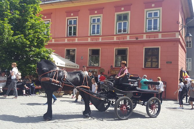 Transylvania 2 days Tour Small Group - Day 1 timing: Bran Castle, Peles Castle, Brasov center, and the Black Church