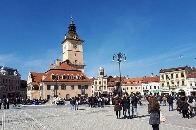 Transylvania Castles Tour from Bucharest - Brasov after the castles: medieval streets and Council Square (Piaka Sfatului)