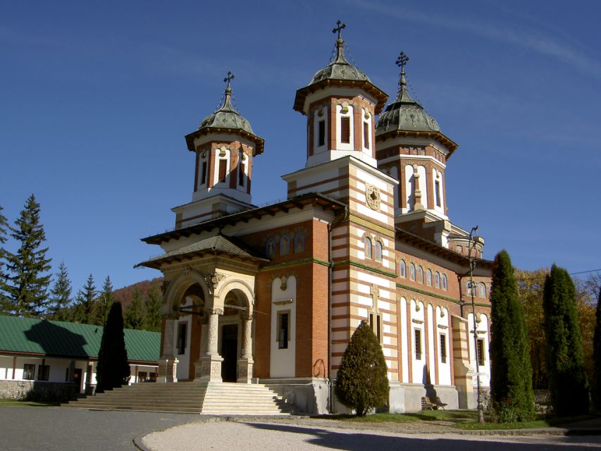 Transylvania: Cultural Full-Day Trip by Minivan - Sinaia Monastery, late-17th-century architecture plus art you’ll remember