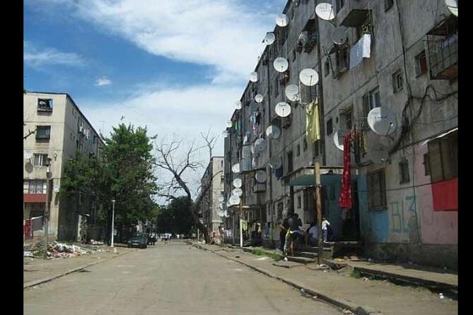Troubled - Notorious Neighborhood - area known for social issues - Stop 3: Sintești and the contrast of Roma homes with money