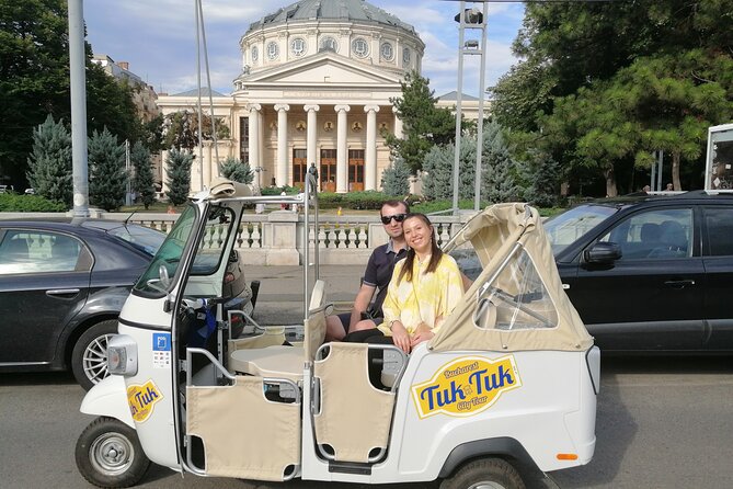 Tuk Tuk Best of Bucharest Tour - SpecTukular! - Ceausescu Mansion: Courtyard Photo Stop, Not a Full Visit