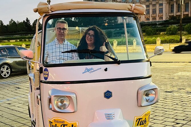 Tuk Tuk Bucharest Private Tour - Unique Experience. - Palatul CEC and the National Museum of Romanian History: the banking-to-founding feel