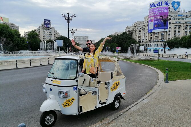 Tuk Tuk Bucharest Tour - Unique Experience in town! - Herastrau Park, Triumph Arch, and the National Village Museum Views