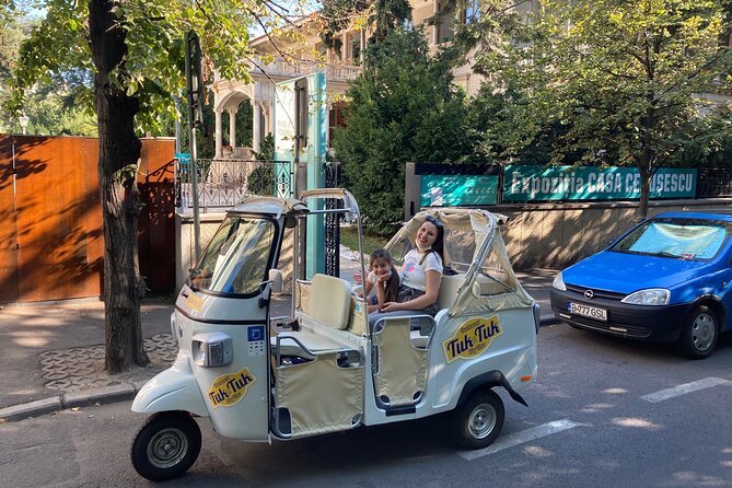 Tuk Tuk Bucharest Tour - Unique Experience in town! - Revolution Square and the Romanian Athenaeum Photo Moment